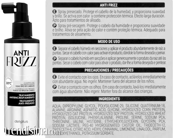 Spray Anti Frizz Mercadona